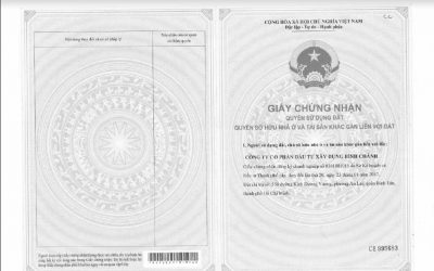 PHÁP LÝ CỦA DỰ ÁN LOVERA VISTA