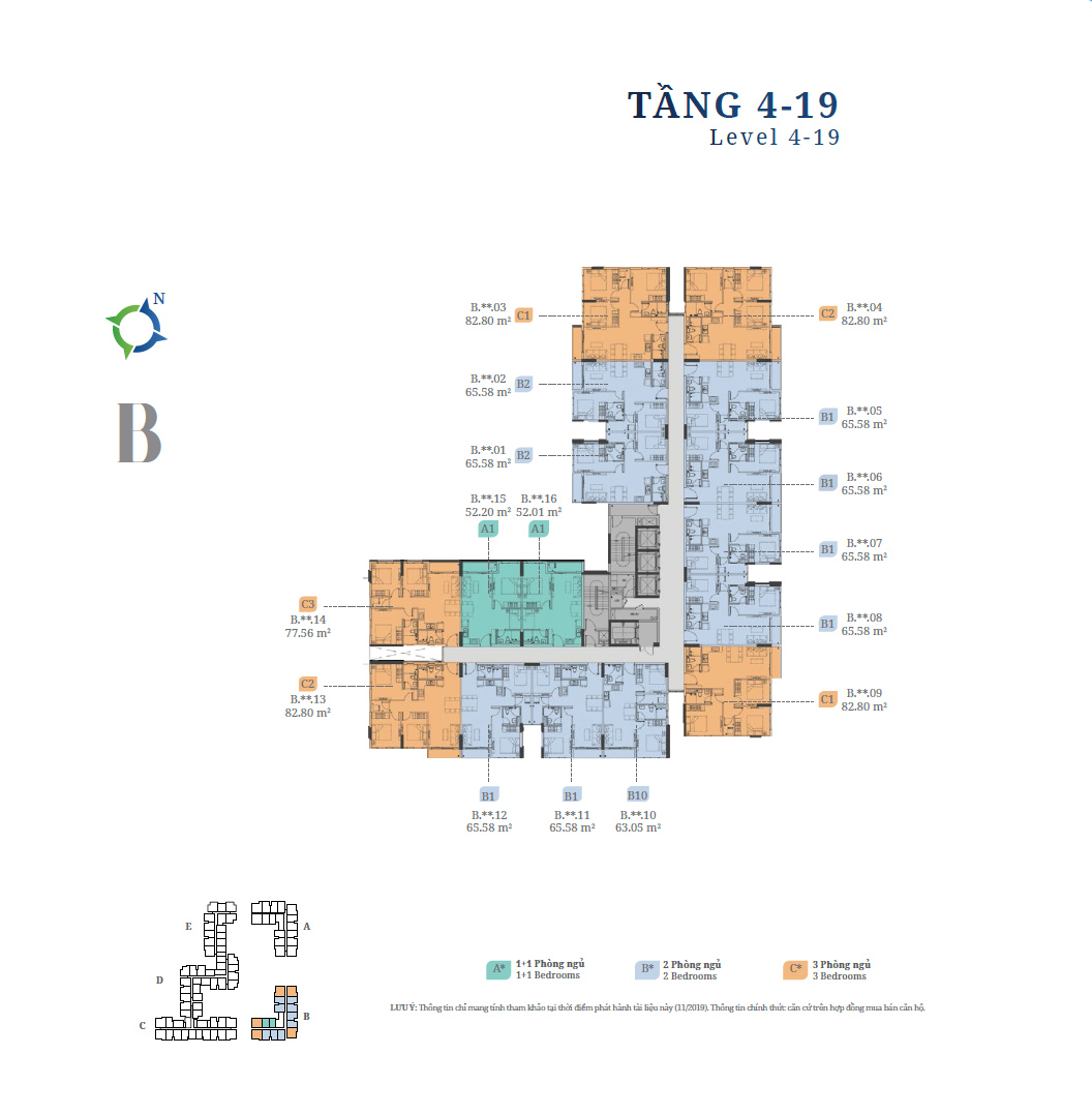 MB Tầng 4-19 Tháp B Lovera Vista